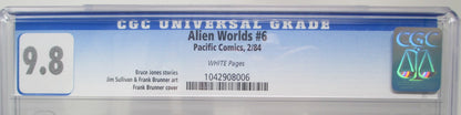 ALIEN WORLDS #6 - PACIFIC COMICS 1984 - CGC 9.8 NM/MT