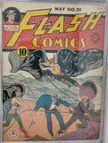 FLASH COMICS #29 ~ DC 1942 ~ CGC 3.5 VG- ~ 1ST HAWKGIRL COVER