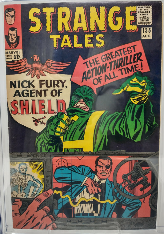 STRANGE TALES #135 - MARVEL 1965 - CGC 7.5 VF- - 1ST NICK FURY