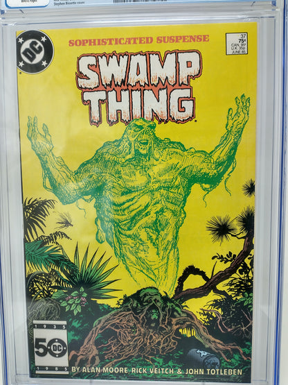 SAGA OF THE SWAMP THING #37 - DC 1985 - CGC 9.6 - 1ST JOHN CONSTANTINE