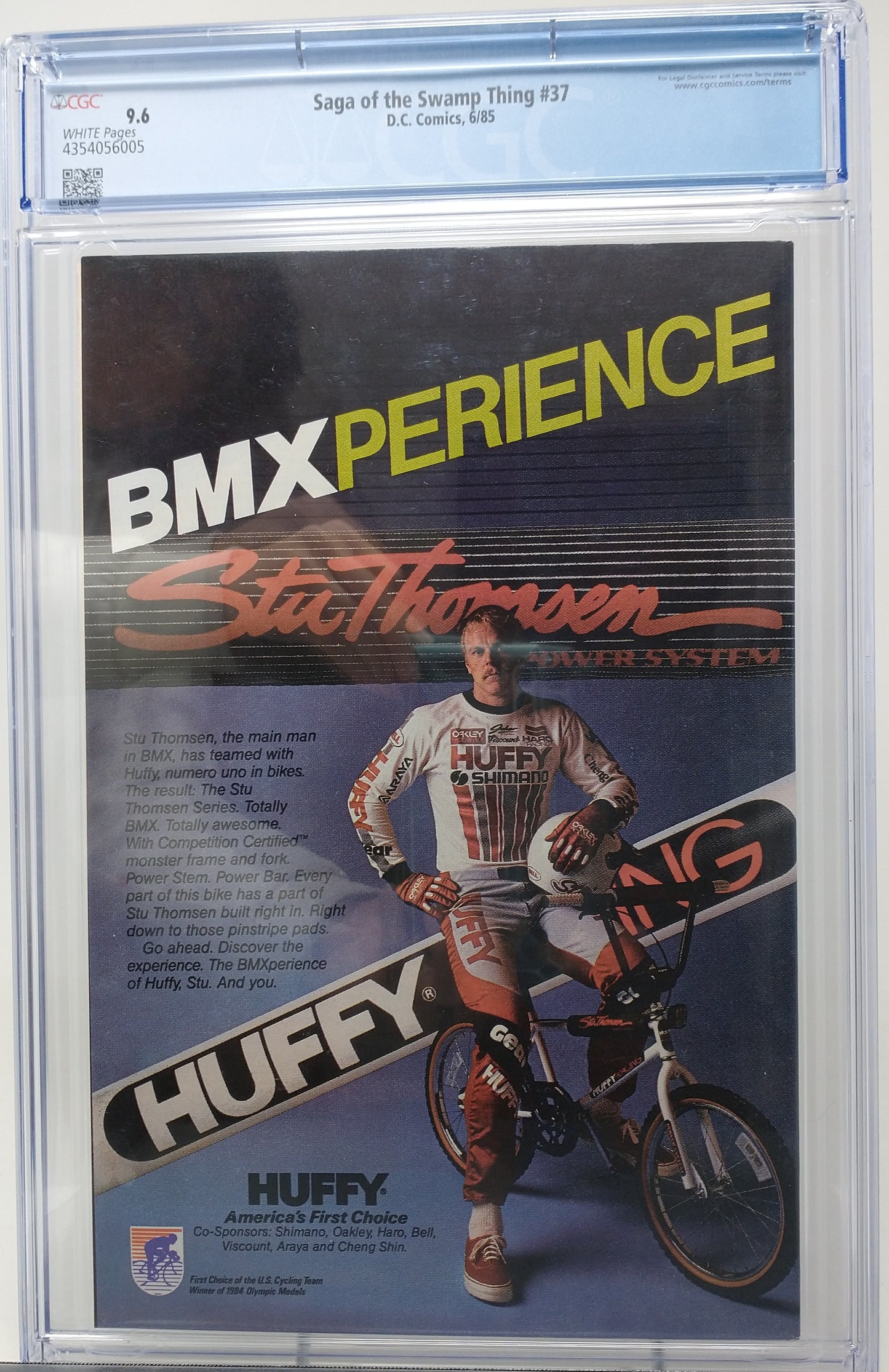 SAGA OF THE SWAMP THING #37 - DC 1985 - CGC 9.6 - 1ST JOHN CONSTANTINE