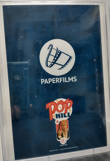 POP KILL #4 - PAPERFILMS 2021 - CGC 9.8 - EMBOSSED VIRGIN CVR CONSIGNMENT