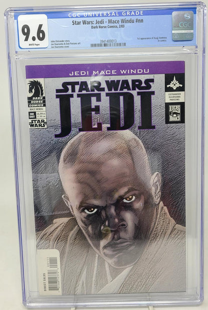 STAR WARS JEDI MACE WINDU - DARK HORSE 2003 - CGC 9.6