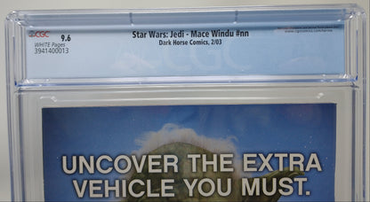 STAR WARS JEDI MACE WINDU - DARK HORSE 2003 - CGC 9.6