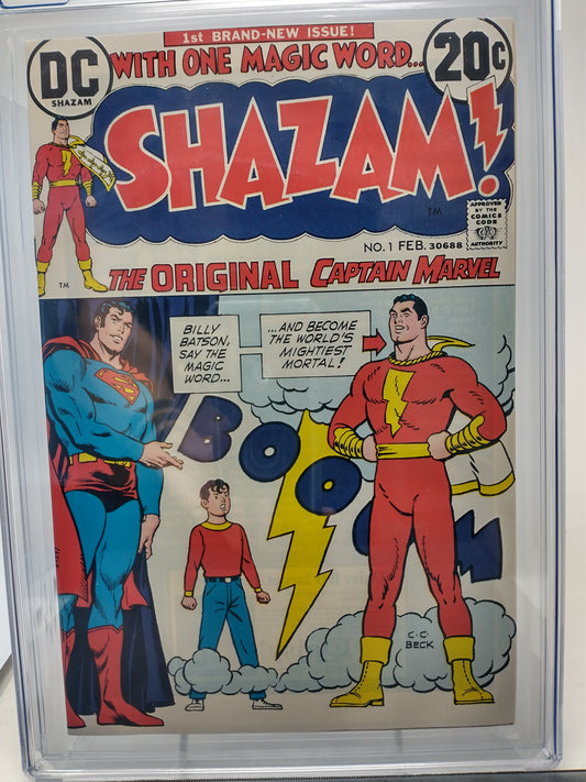 SHAZAM #1 - DC 1973 - CGC 9.6 - 1ST BRONZE CAPTAIN MARVEL