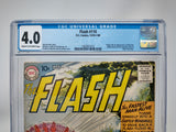 FLASH VOL 1 #110 - CGC 4.0 - 1960 - INTRO WALLY WEST AND WEATHER WIZARD