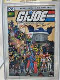 GI JOE A REAL AMERICAN HERO #212 EMERALD CITY EXCLUSIVE VAR COBRA COVER CGC 9.8 W STORM SHADOW SKETCH