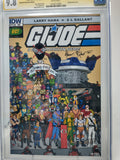 GI JOE A REAL AMERICAN HERO #212 EMERALD CITY EXCLUSIVE VAR COVER CGC 9.8 W SNAKE EYES SKETCH