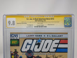GI JOE A REAL AMERICAN HERO #212 EMERALD CITY EXCLUSIVE VAR COVER CGC 9.8 W SNAKE EYES SKETCH