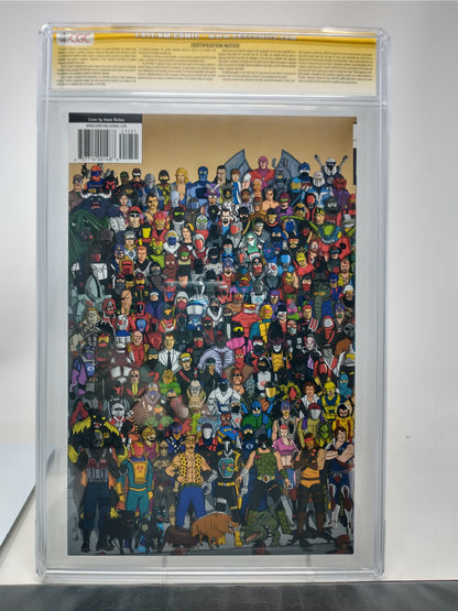 GI JOE A REAL AMERICAN HERO #212 EMERALD CITY EXCLUSIVE VAR COVER CGC 9.8 W SNAKE EYES SKETCH