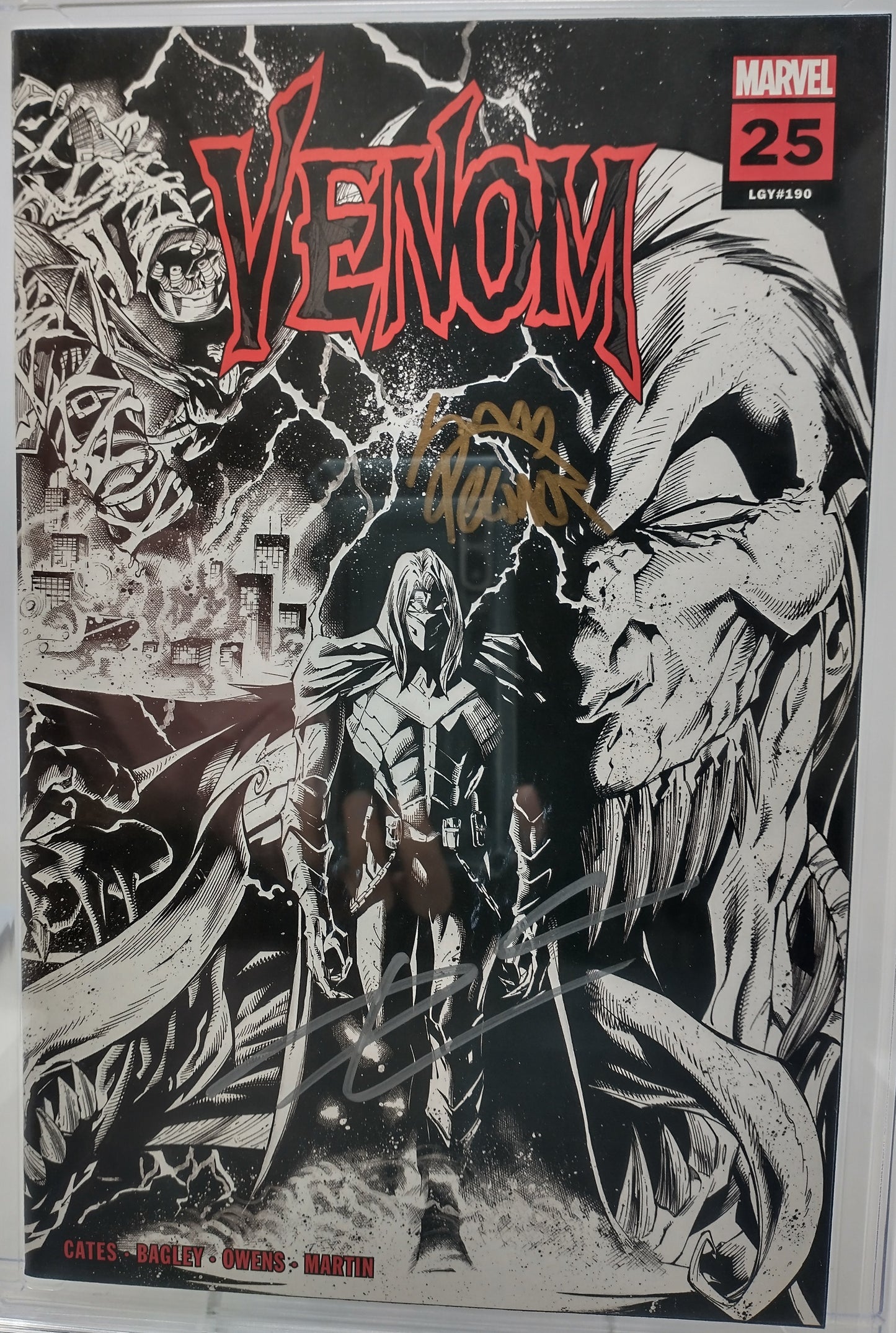 VENOM #25 3RD PRINT - MARVEL 2020 - CGC 9.8 - CATES AND STEGMAN SIGNED