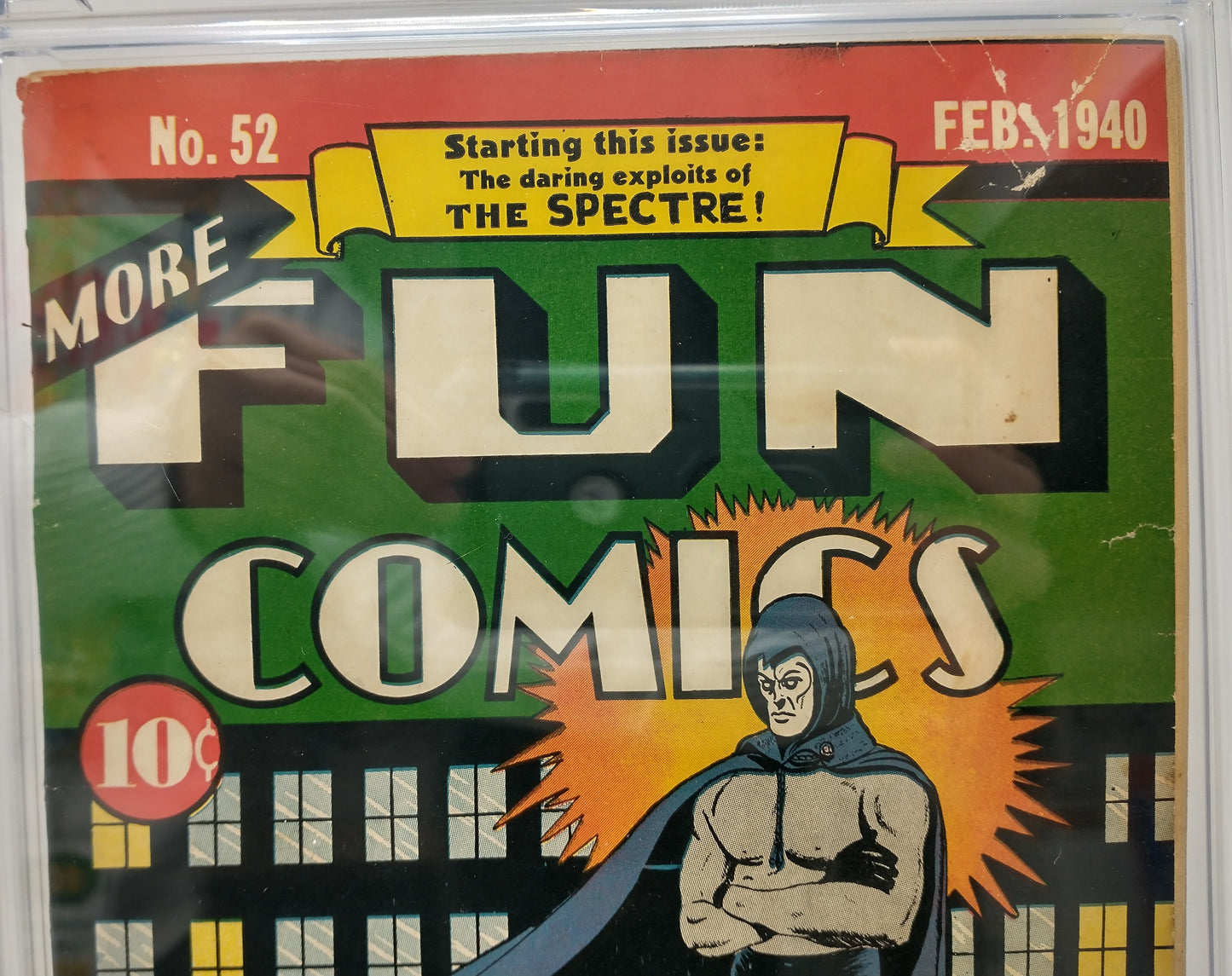 MORE FUN COMICS #52 - DC 1940 - CGC 4.0 - ORIGIN 1ST SPECTRE
