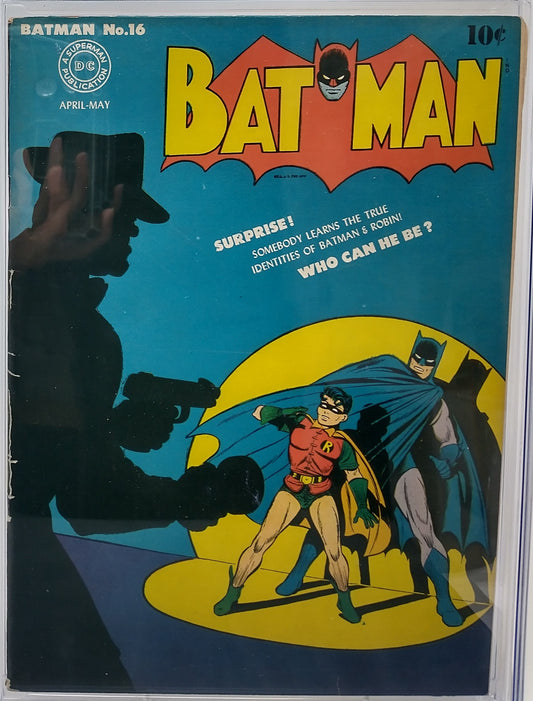 BATMAN #16 - DC 1943 - CGC 6.5 - 1ST ALFRED PENNYWORTH