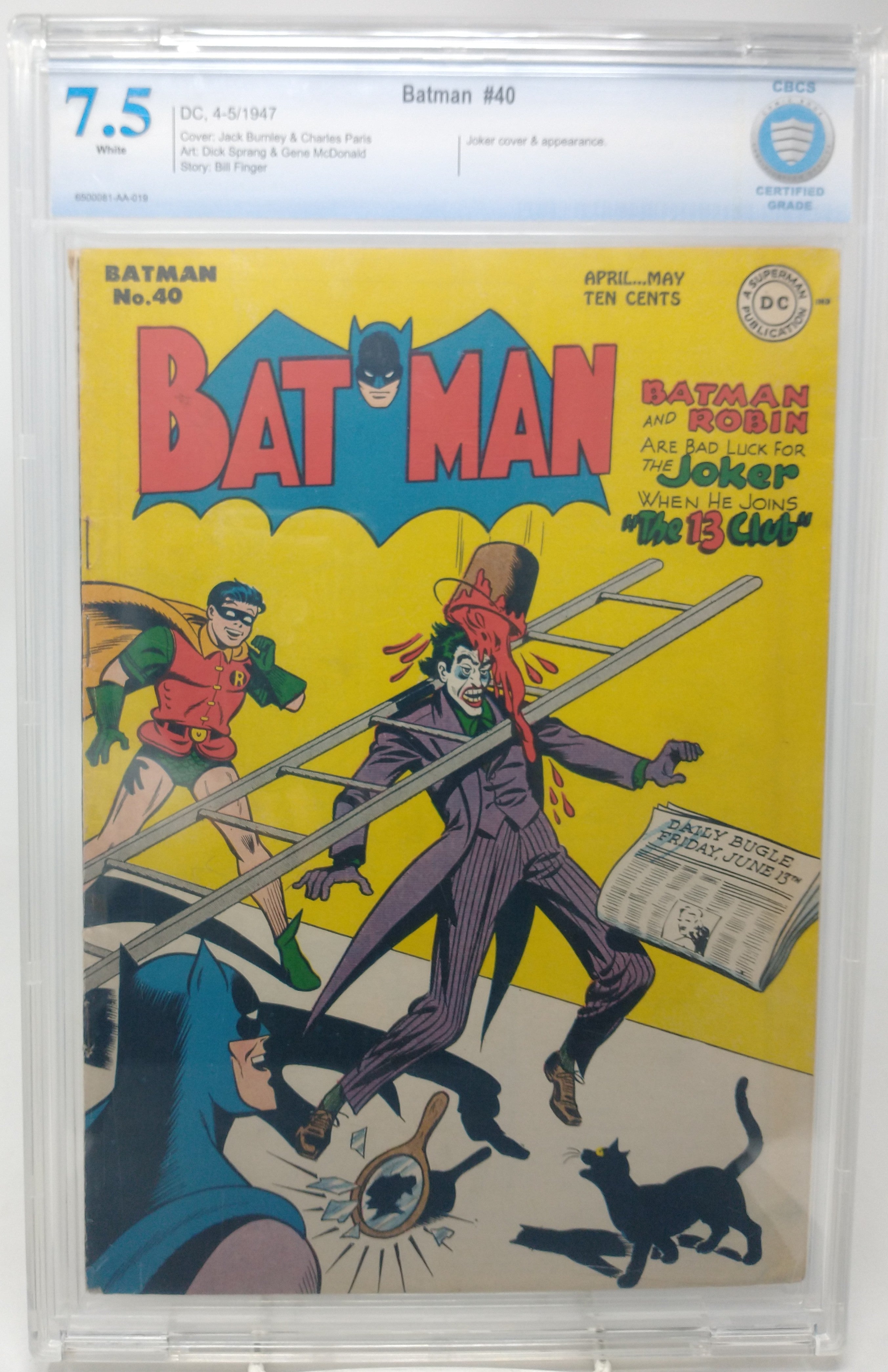 BATMAN #40 - DC 1947 - CBCS 7.0 - JOKER APPEARANCE – Emerald City
