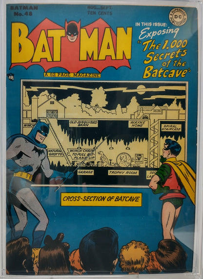 BATMAN #48 - DC 1948 - CGC 8.5 VF - BATCAVE COVER / PENGUIN APPEARANCE