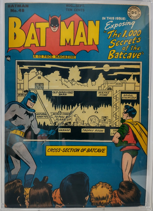 BATMAN #48 - DC 1948 - CGC 8.5 VF - BATCAVE COVER / PENGUIN APPEARANCE