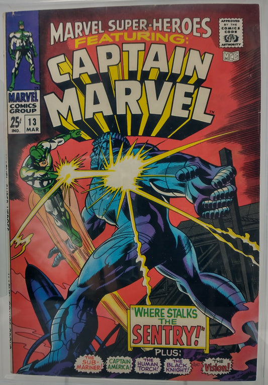MARVEL SUPER-HEROES #13 - MARVEL 1968 - CGC 7.5 - 1ST CAROL DANVERS