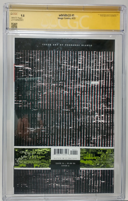WORLDTR33 #1 - CGC 9.8 NM/MT - IMAGE 2023 - SIGNED FRENANDO BLANCO