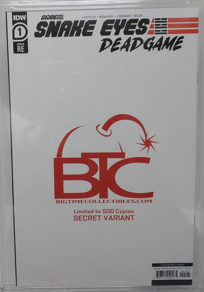 SNAKE EYES: DEADGAME #1 - IDW 2020 - CGC 9.8 NM/MT - VARIANT SIGNED MICO SUAYAN