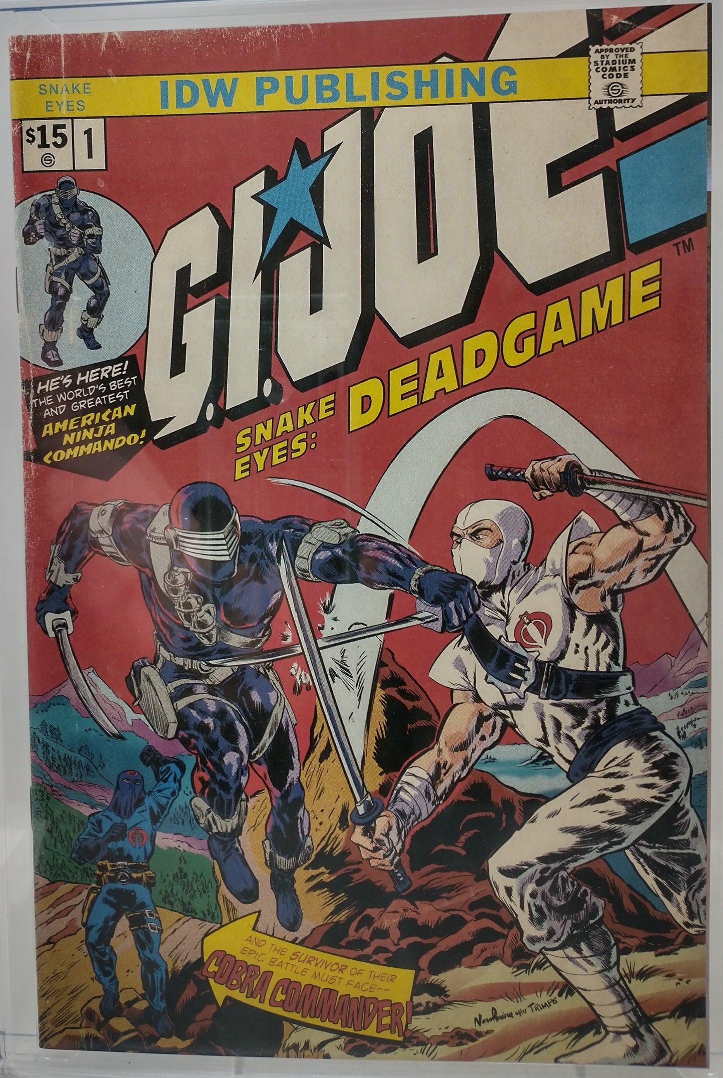 SNAKE EYES: DEADGAME #1 - IDW 2020 - CGC 9.8 NM/MT - HOMAGE VARIANT