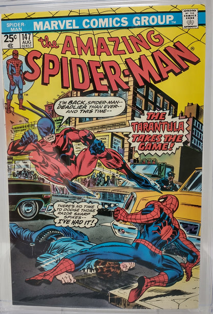 AMAZING SPIDER-MAN #147 - MARVEL 1975 - CGC 9.6 - GEWN STACY CLONE APPEARANCE