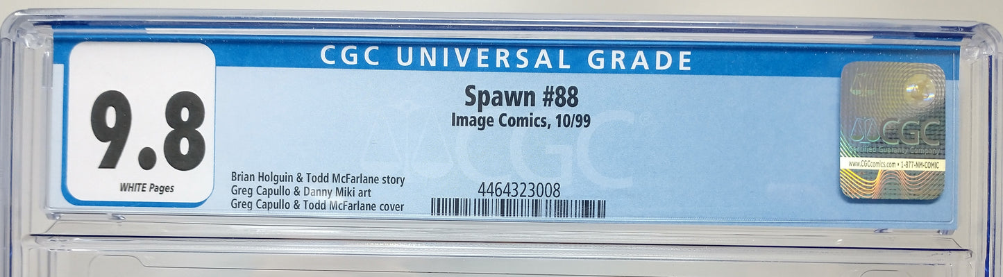 SPAWN #88 - IMAGE 1999 - CGC 9.8 NM/MT - MCFARLANE & CAPULLO CVR