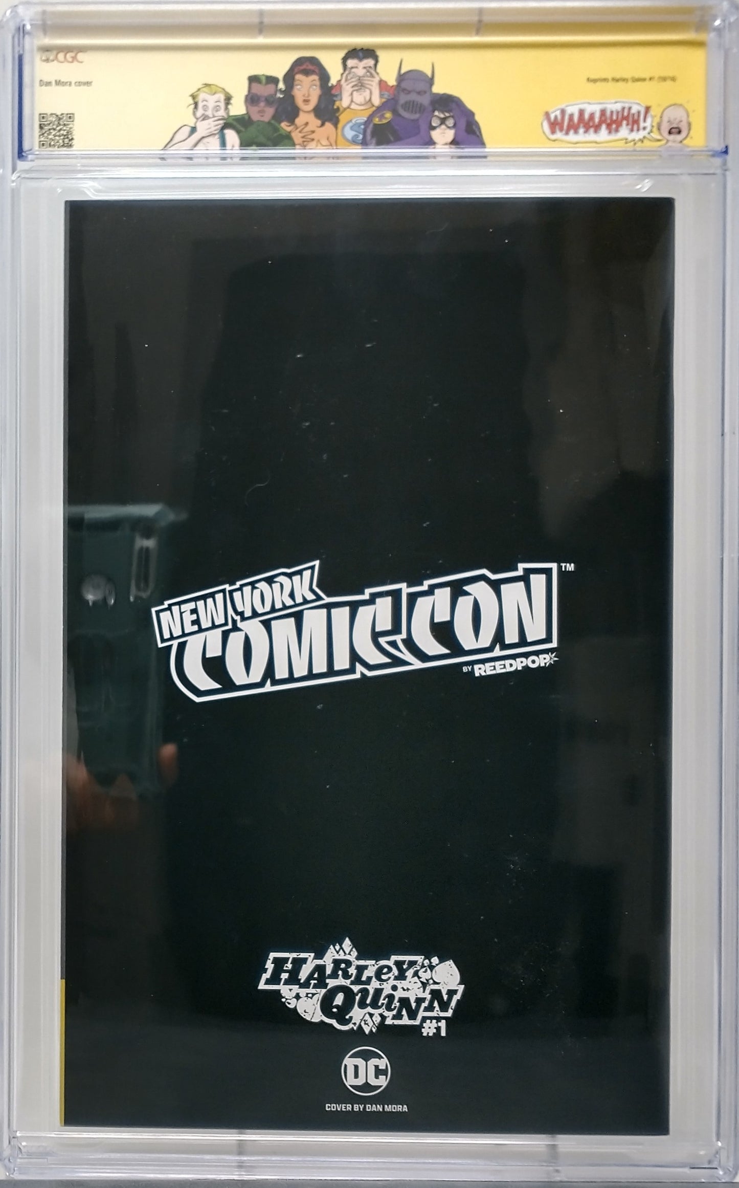 HARLEY QUINN #1 - DC 2022 - CGC 9.6 NM+ - SKETCH VAR SIGNED BY CONNER & PALMIOTTI