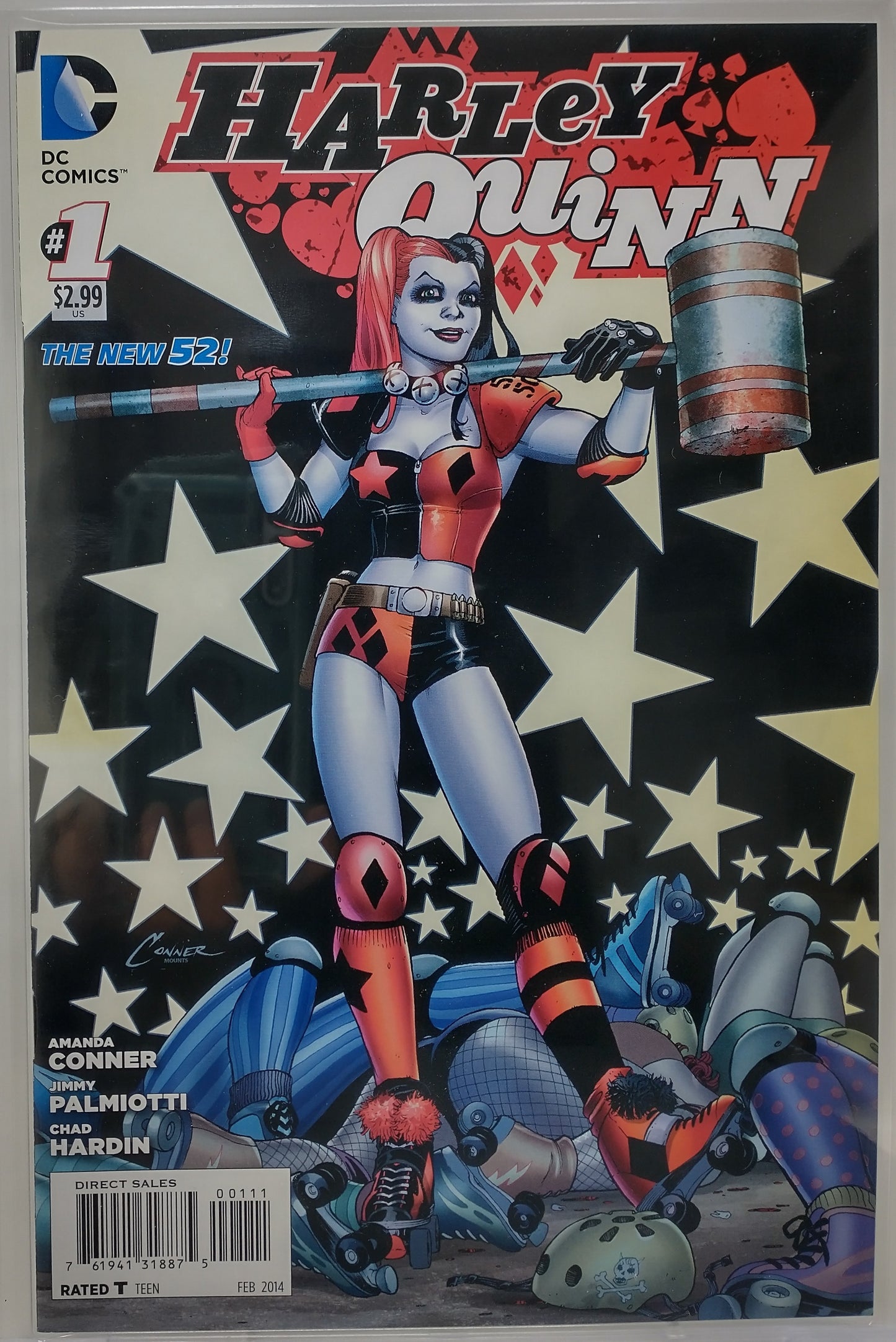 HARLEY QUINN #1 - DC 2014 - CBCS 9.8 NM/MT - 1ST BIG TONY, QUEENIE & SUMMER APPEARANCE