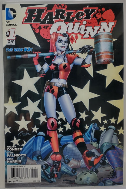 HARLEY QUINN #1 - DC 2014 - CBCS 9.8 NM/MT - 1ST BIG TONY, QUEENIE & SUMMER APPEARANCE