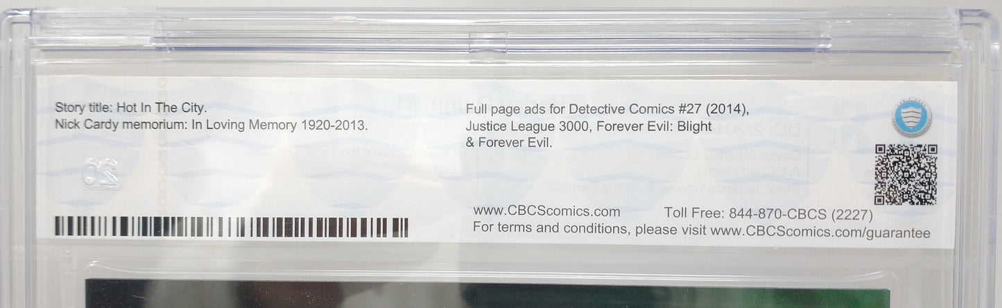 HARLEY QUINN #1 - DC 2014 - CBCS 9.8 NM/MT - 1ST BIG TONY, QUEENIE & SUMMER APPEARANCE