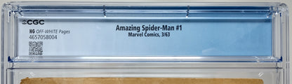 AMAZING SPIDER-MAN #1 - MARVEL 1963 - CGC NG - 2ND SPIDER-MAN, MISSING COVER