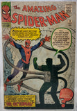 AMAZING SPIDER-MAN #3 - MARVEL 1963 - CGC 3.0 GD/VG - 1ST DOC OCTOPUS APPEARANCE
