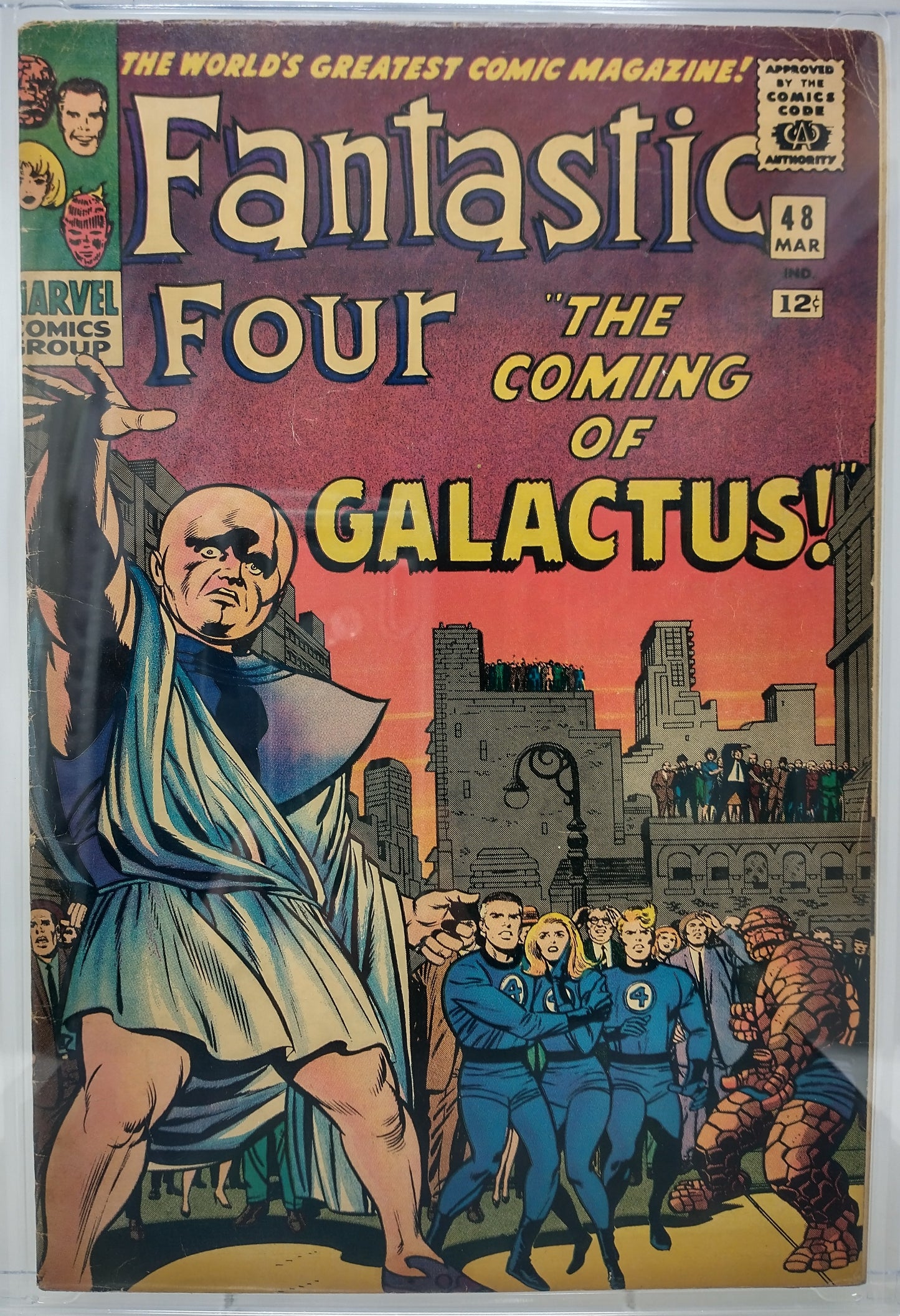 FANTASTIC FOUR #48 - MARVEL 1966 - CGC 5.5 FN- - 1ST SILVER SURFER & GALACTUS