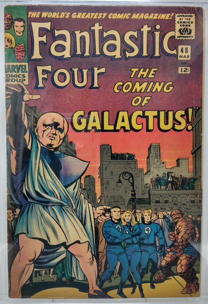 FANTASTIC FOUR #48 - MARVEL 1966 - CGC 5.5 FN- - 1ST SILVER SURFER & GALACTUS