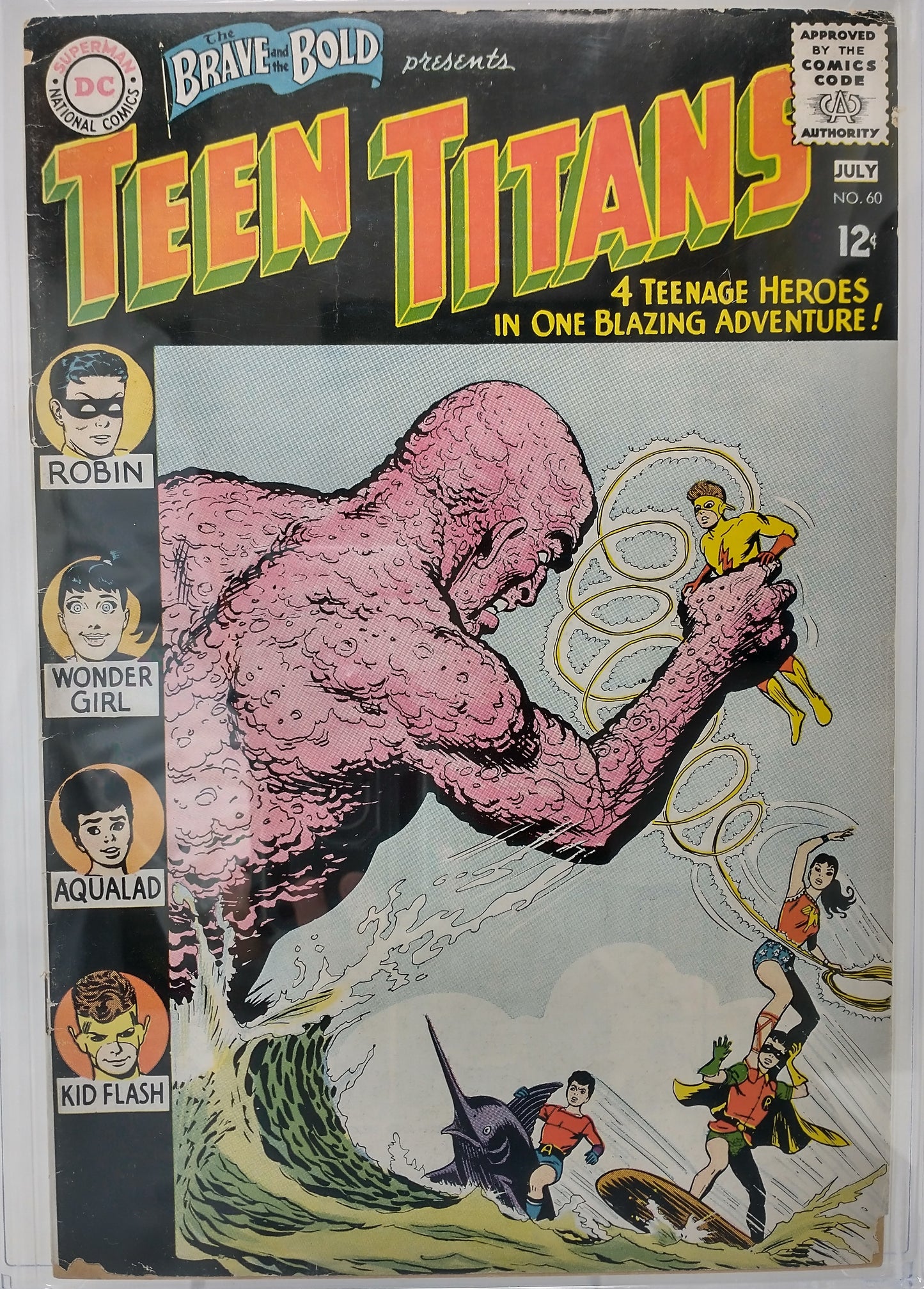 BRAVE AND THE BOLD #60 - DC 1965 - CGC 4.5 VG+ - 1ST DONNA TROY WONDER GIRL APPEARANCE