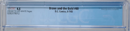 BRAVE AND THE BOLD #60 - DC 1965 - CGC 4.5 VG+ - 1ST DONNA TROY WONDER GIRL APPEARANCE
