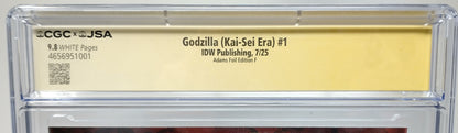 GODZILLA KAI-SEI ERA #1 - IDW 2025 - CGC 9.8 - SIGNED ARTHUR ADAMS VARIANT F