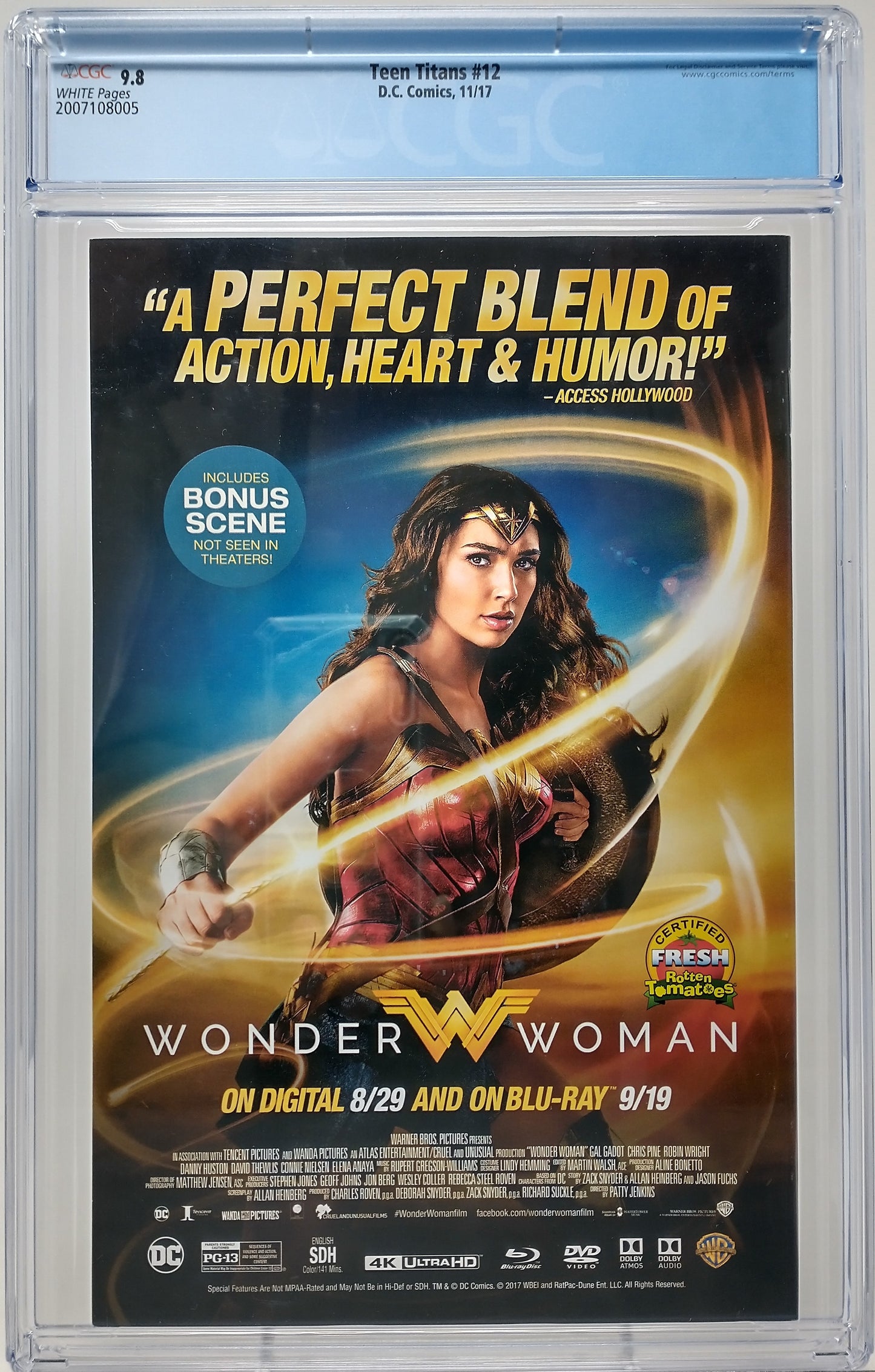 TEEN TITANS #12 - MARVEL 2017 - CGC 9.8 - 1ST BATMAN WHO LAUGHS