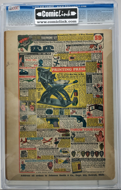 ACTION COMICS #12 - DC 1939 - CGC 3.0 - DETECTIVE COMICS AD