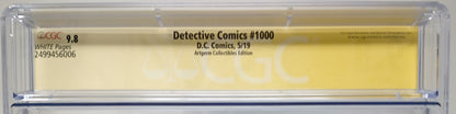 DETECTIVE COMICS #1000 - DC 2019 - CGC 9.8 - ARTGERM SIGNED SKETCH WEBSTORE EXC.