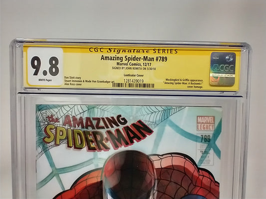 AMAZING SPIDER-MAN #789 - MARVEL 2017 - CGC 9.8 - JOHN ROMITA SIGNED VAR