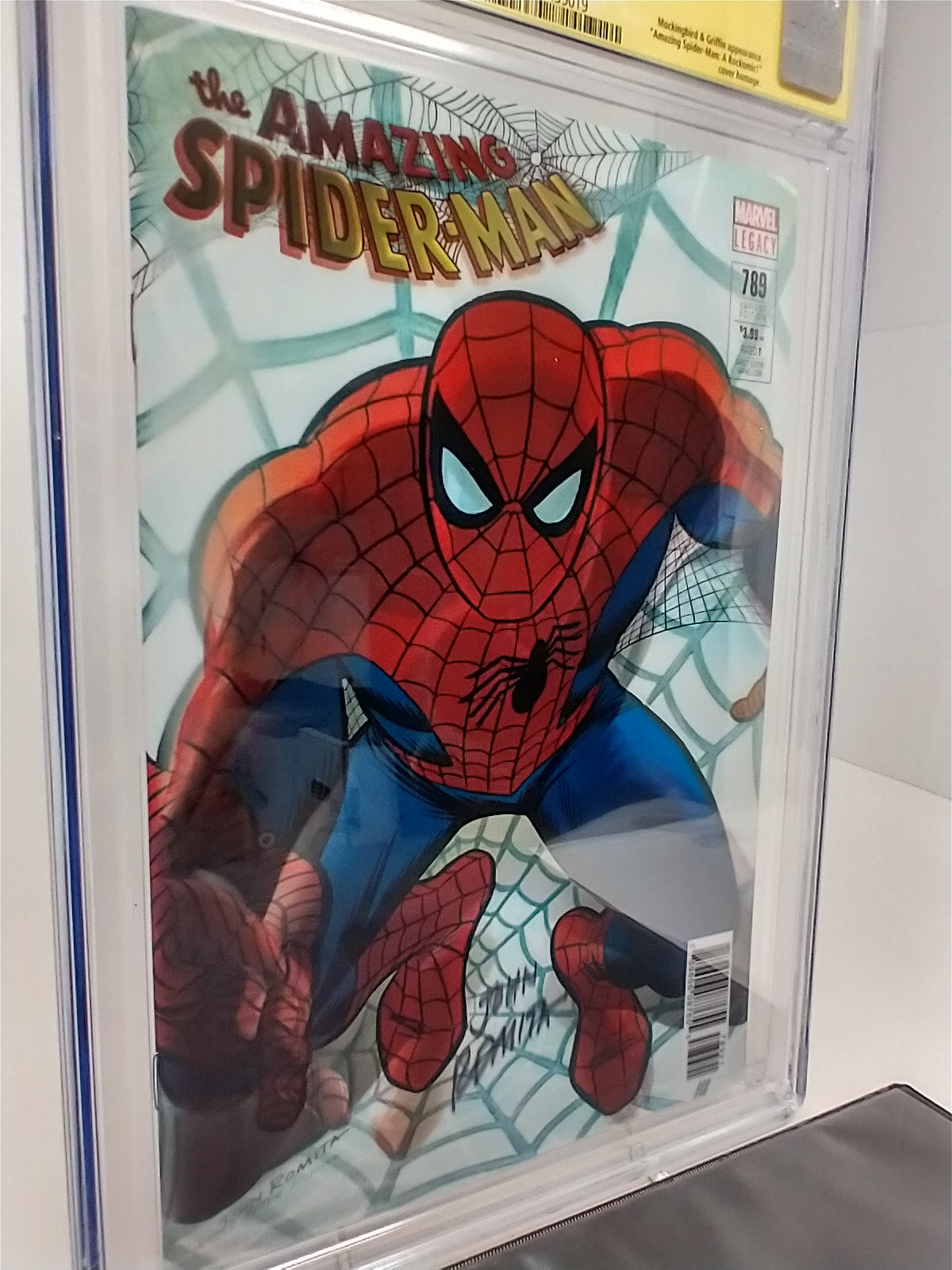 AMAZING SPIDER-MAN #789 - MARVEL 2017 - CGC 9.8 - JOHN ROMITA SIGNED VAR