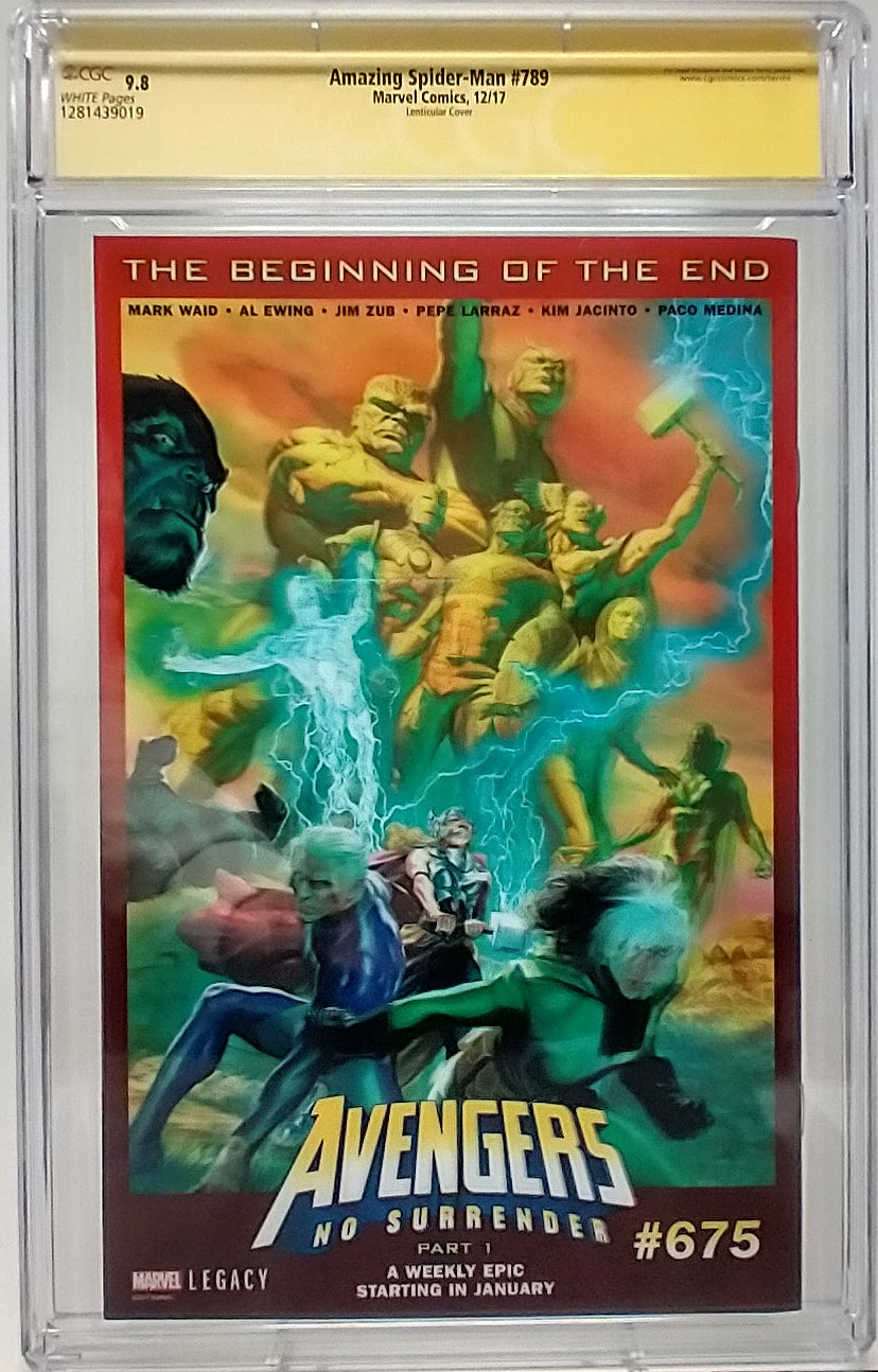 AMAZING SPIDER-MAN #789 - MARVEL 2017 - CGC 9.8 - JOHN ROMITA SIGNED VAR