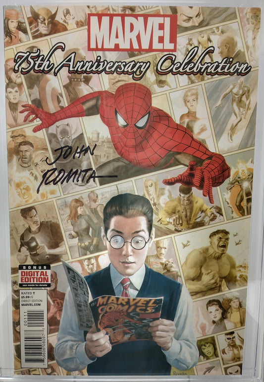 MARVEL 75TH ANNIVERSARY CELEBRATION #1 - 2014 - CGC 9.8 - JOHN ROMITA SIGNED