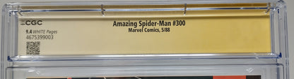 AMAZING SPIDER-MAN #300 - MARVEL 1988 - CGC 9.4 - 1ST VENOM APPEARANCE SIGNED