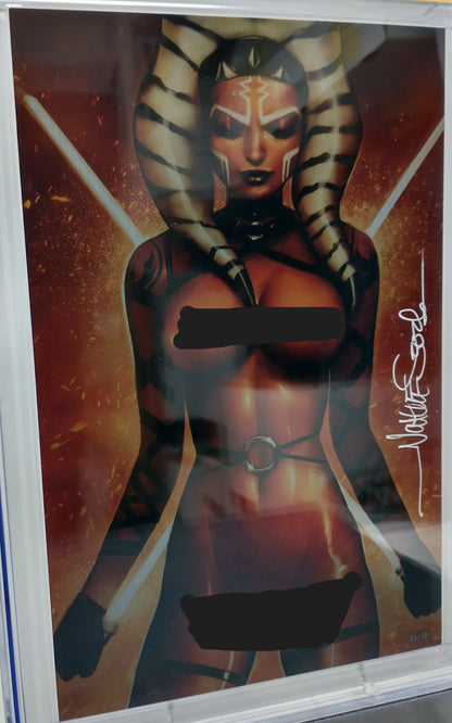 ZIRTY GIRLZ #1 - Z COMICZ 2020 - CGC 9.8 - AHSOKA METAL NUDE CVR NATHAN SZERDY