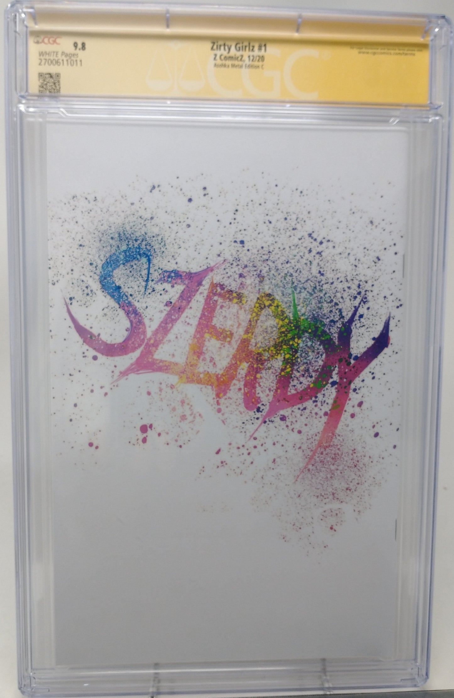 ZIRTY GIRLZ #1 - Z COMICZ 2020 - CGC 9.8 - AHSOKA METAL NUDE CVR NATHAN SZERDY