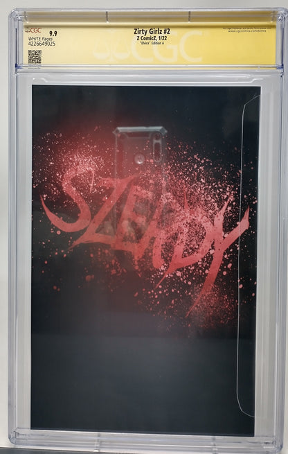 ZIRTY GIRLZ #2 - Z COMICZ 2022 - CGC 9.8 - ELVIRA CVR NATHAN SZERDY SIGNED