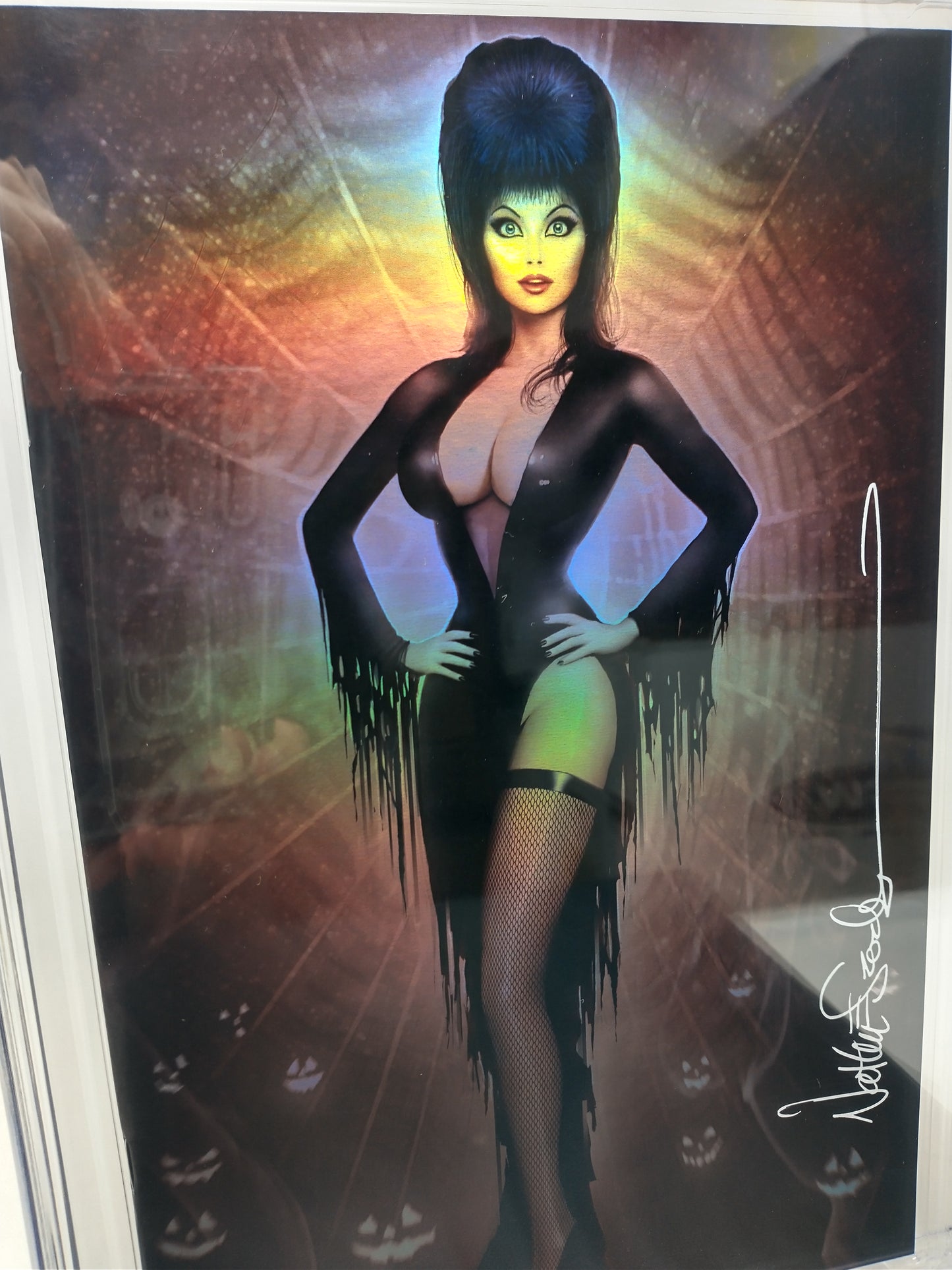 ZIRTY GIRLZ #2 - Z COMICZ 2022 - CGC 9.8 - ELVIRA FOIL CVR NATHAN SZERDY SIGNED