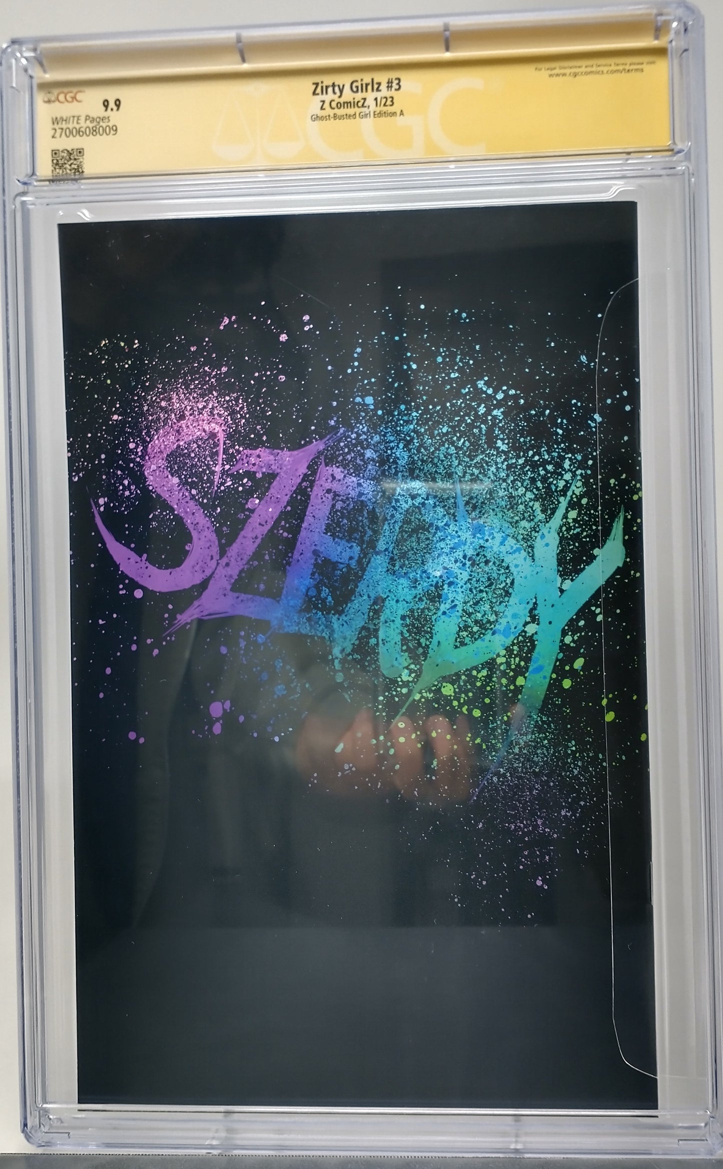 ZIRTY GIRLZ #3 - Z COMICZ 2023 - CGC 9.9 - GHOST-BUSTED GIRL NATHAN SZERDY